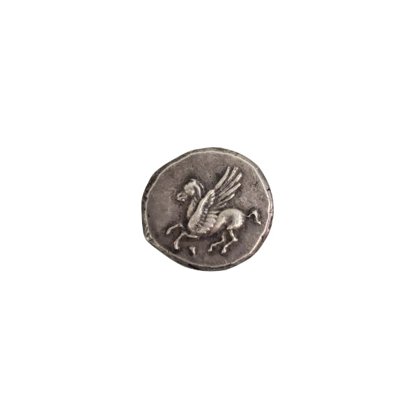 Ancient Greek Corinth Pegasus Coin Silver Stater 345-307 BC